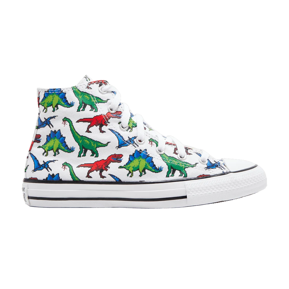 Кроссовки Converse Chuck Taylor All Star High GS '8-Bit Dino'