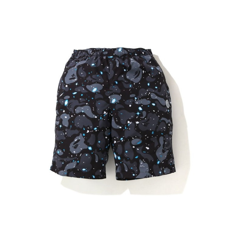 Спортивные шорты BAPE Space Camo Beach Shorts (SS20) Black