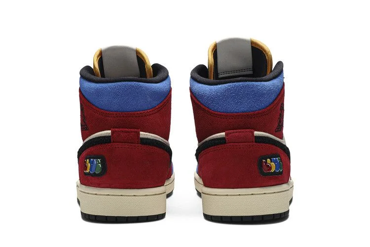Кроссовки Blue The Great x Air Jordan 1 Mid 'Fearless'