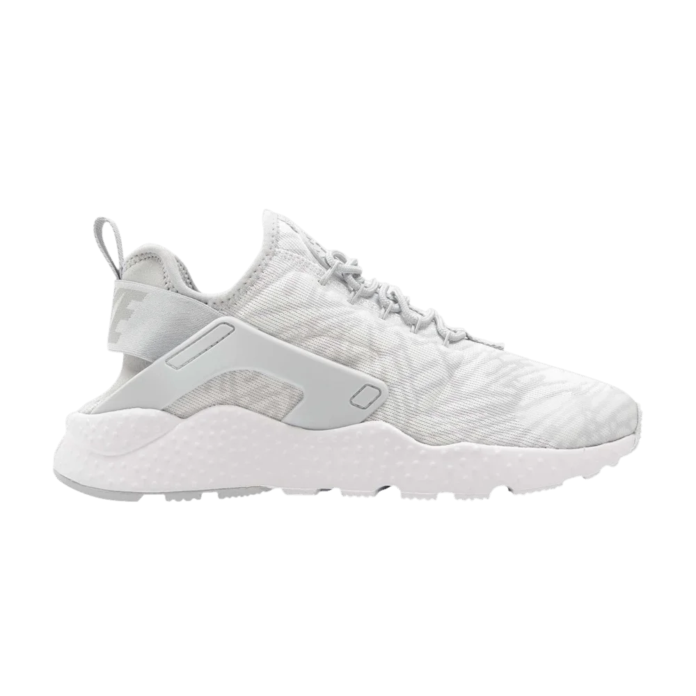 Krossovki-Nike-Wmns-Air-Huarache-Run-Ultra-Jacquard-White-Metallic-Silver