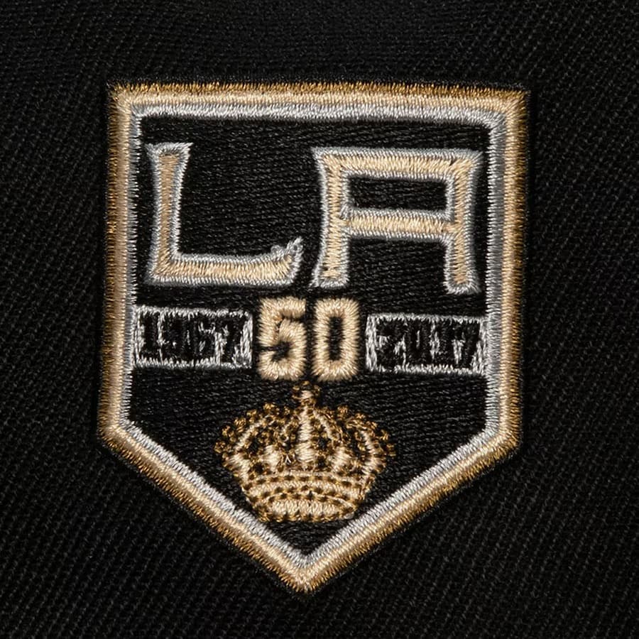 Бейсболка Mitchell & Ness Black Los Angeles Kings With Love Snapback Hat