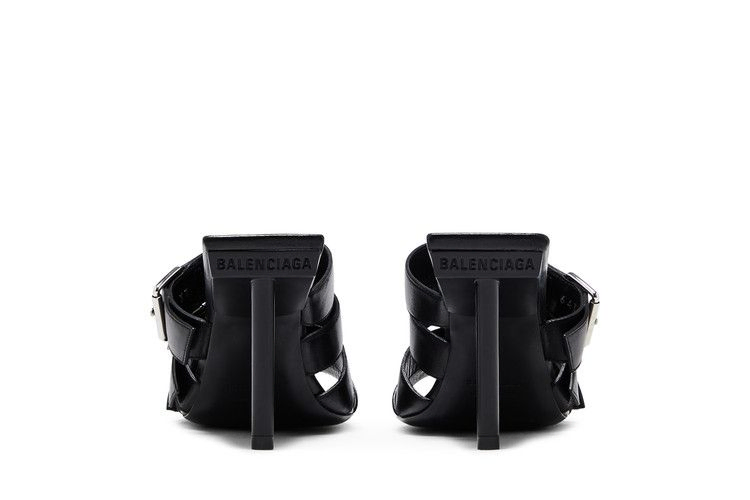 Сандалии Balenciaga Wmns Buckle Strap Sandal 'Black Silver'