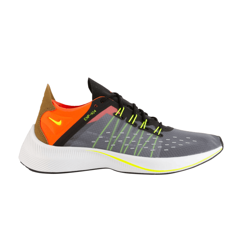 Кроссовки Nike EXP-X14 GS 'Black Volt Crimson'