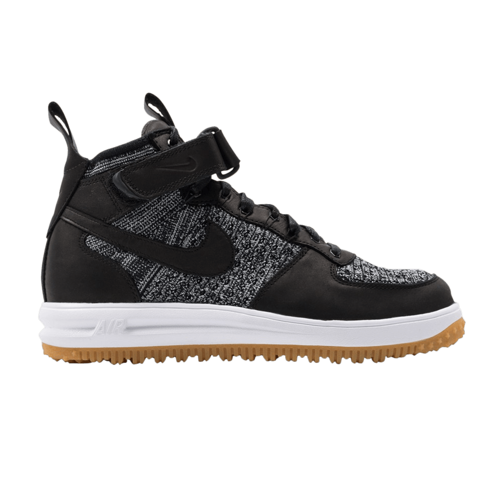 Кроссовки Nike Lunar Force 1 Flyknit Workboot 'Black White'