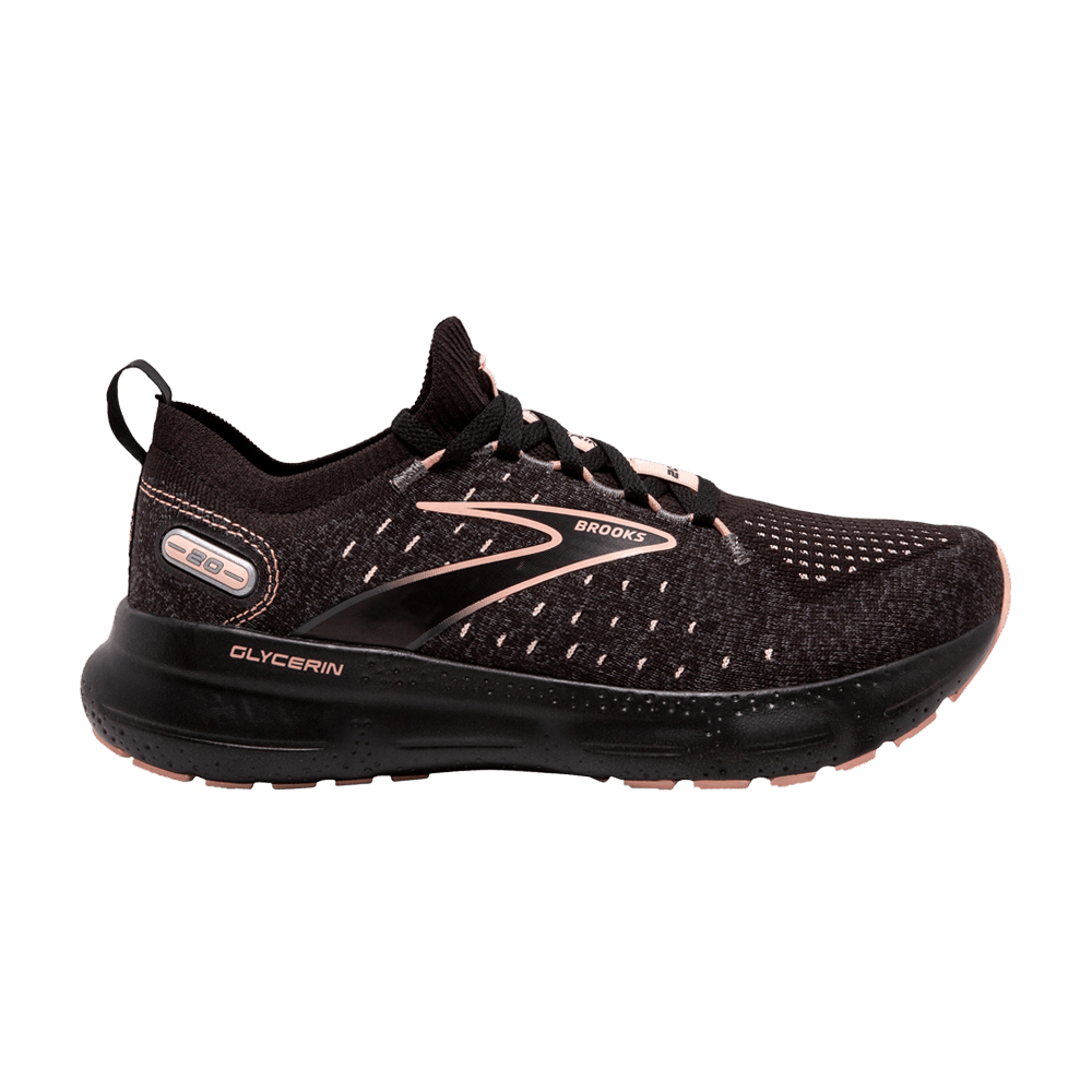 Кроссовки Brooks Wmns Glycerin StealthFit 20 'Black Peach'