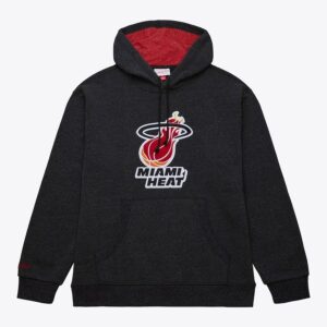 Mitchell-Ness-Black-Miami-Heat-Snow-Washed-Fleece-Pullover-Hoodie-300x300