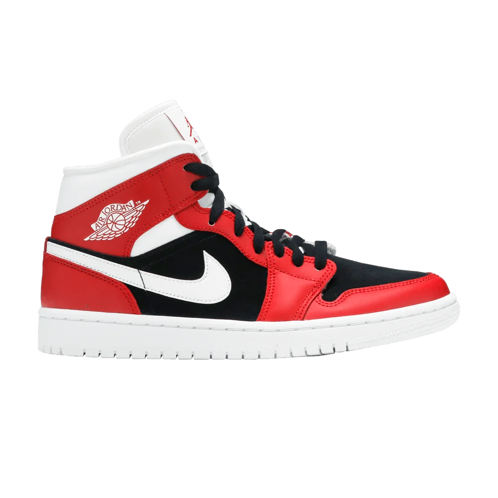 Krossovki-Wmns-Air-Jordan-1-Mid-Gym-Red-Black