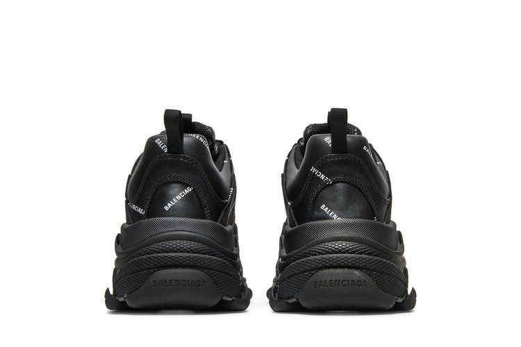 Кроссовки Balenciaga Triple S Sneaker 'Allover Logo - Black'