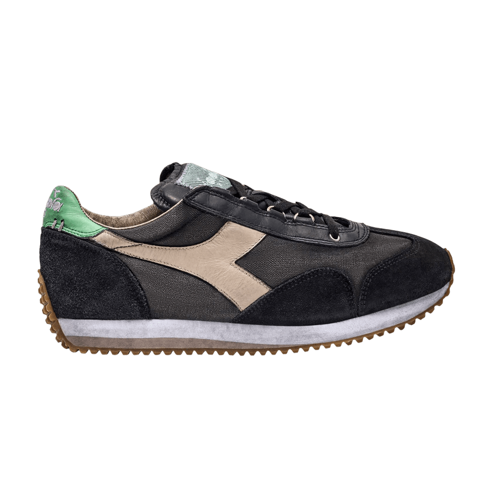 Кроссовки Diadora Equipe H Dirty Stone Wash Evo 'Black Grey Cobblestone'