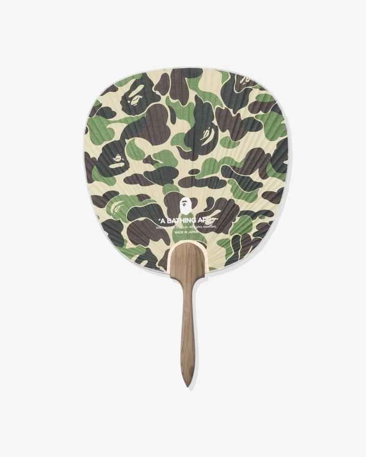 Веер BAPE ABC Camo Japanese Fan Green