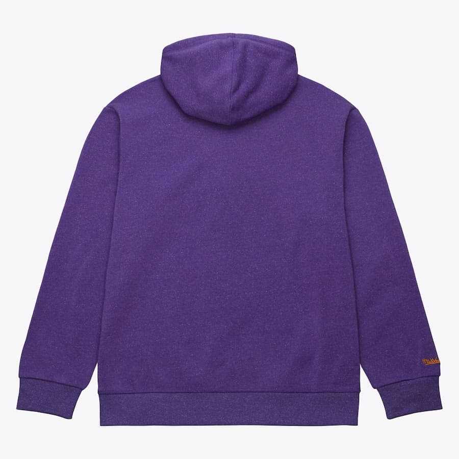 Худи Mitchell & Ness Purple New Orleans Jazz Snow Washed Fleece Pullover Hoodie