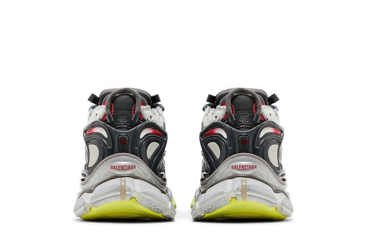 Кроссовки Balenciaga Runner Sneaker 'Black White Red Fluo Yellow' 2023