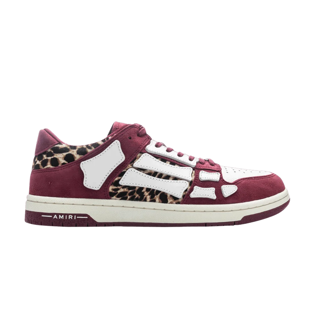 Krossovki-Amiri-Skel-Top-Low-Burgundy-Leopard