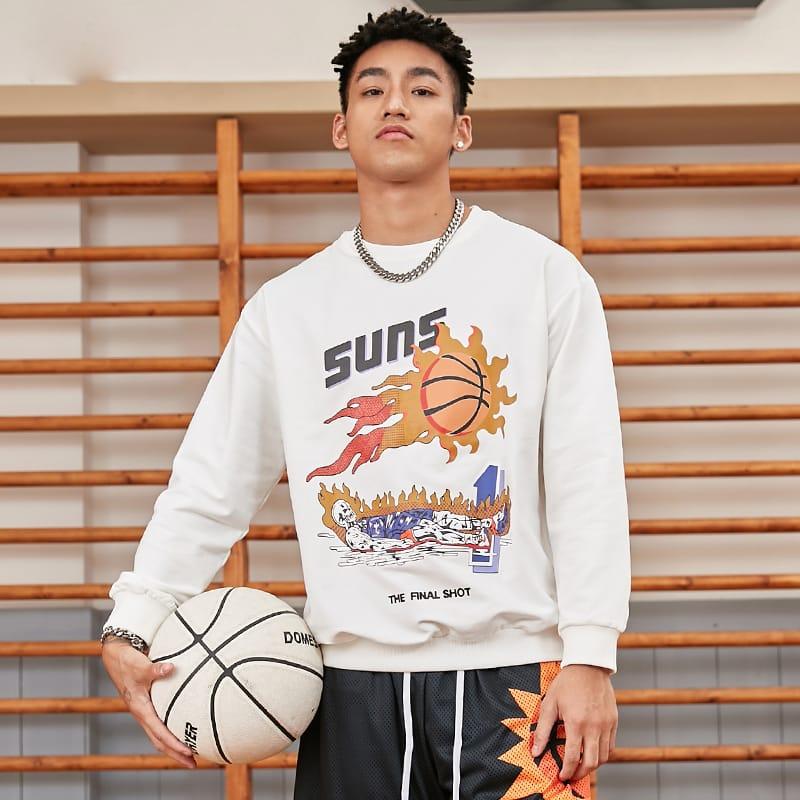 Свитшот Ehot Suns White Sweatshirt