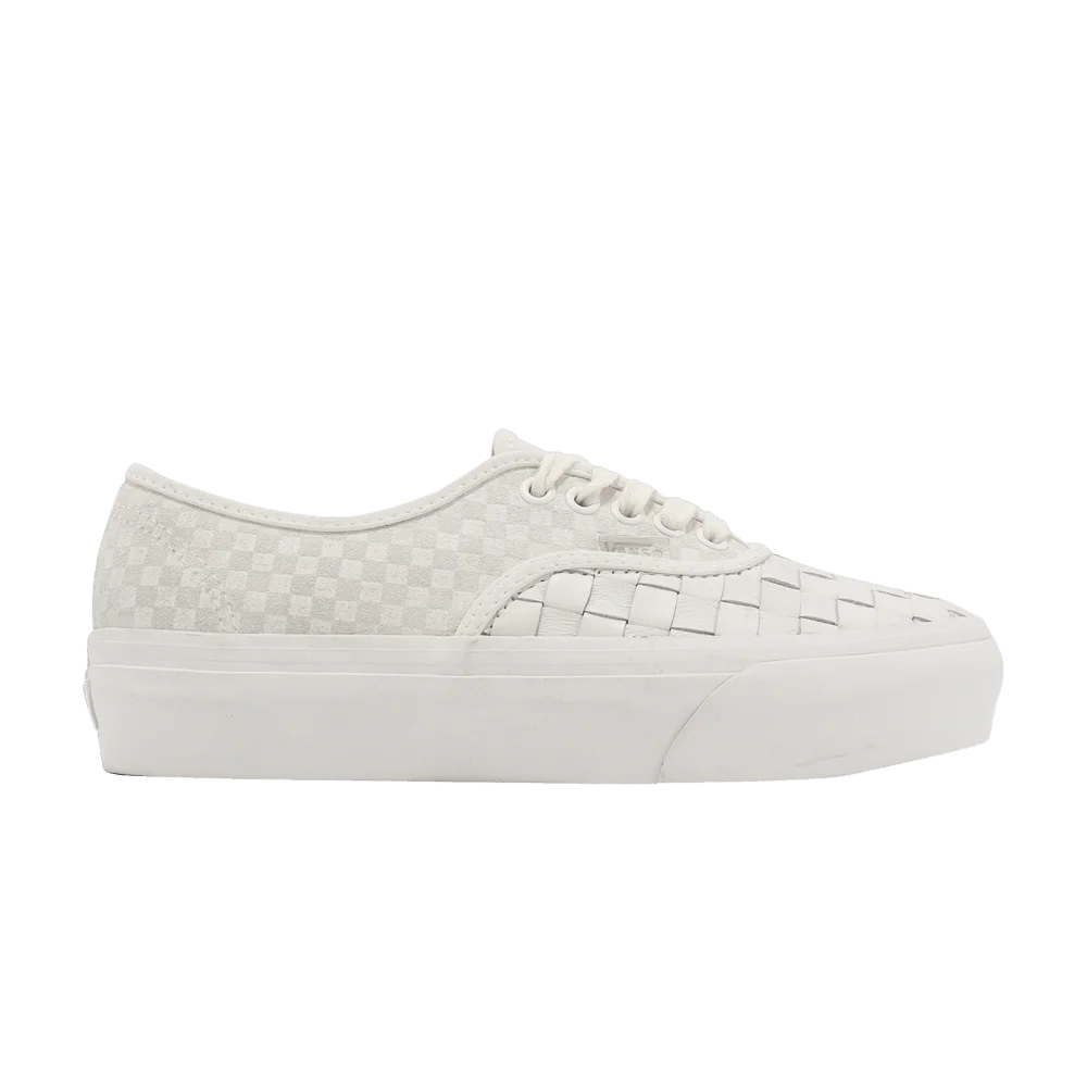 Vans Authentic Platform 'Woven - Blanc De Blanc'