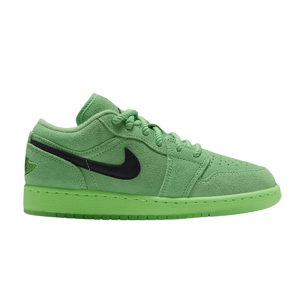Krossovki-Air-Jordan-1-Low-SE-GS-Lime-Blast