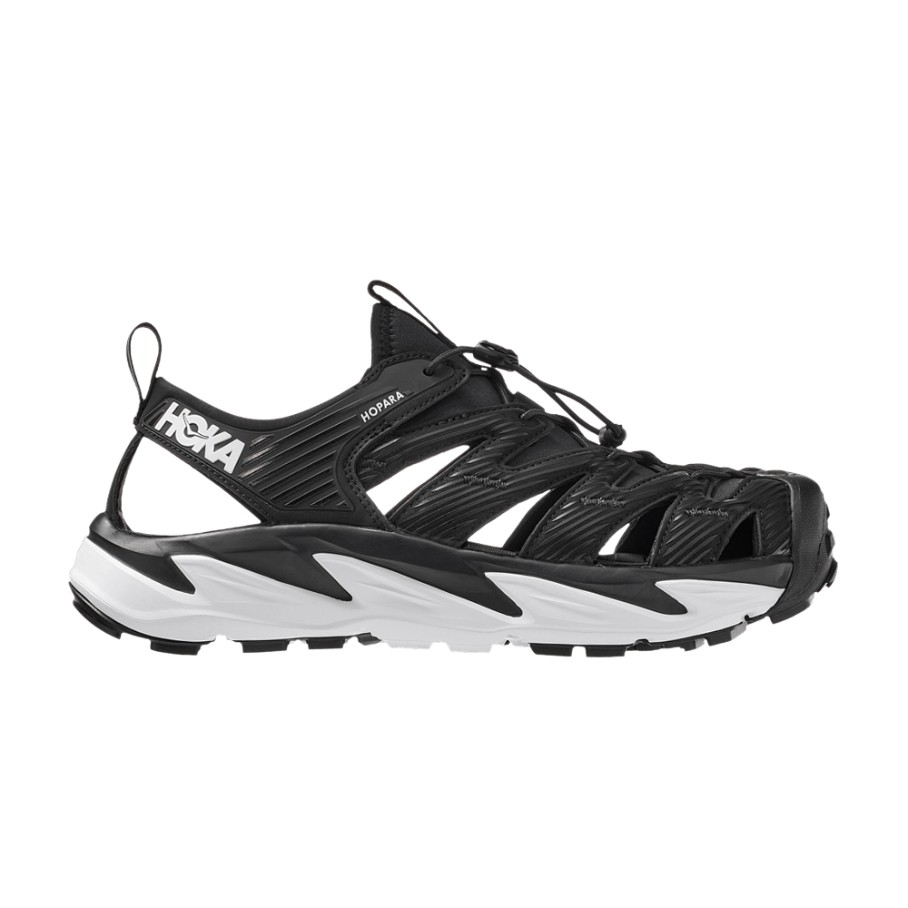 HOKA Hopara Sandal 'Black White'