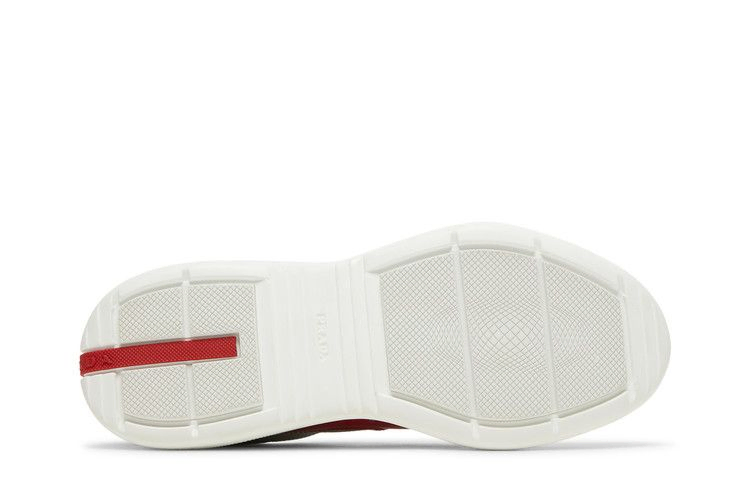 Кроссовки Prada America's Cup 'Red Silver Patent'