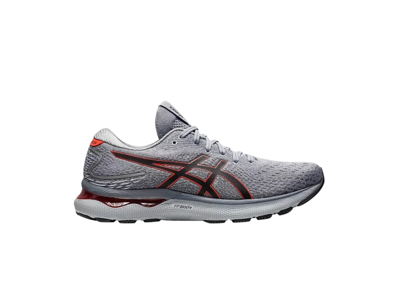 Кроссовки Asics Gel Nimbus 24 2E Wide Sheet Rock Cherry Tomato
