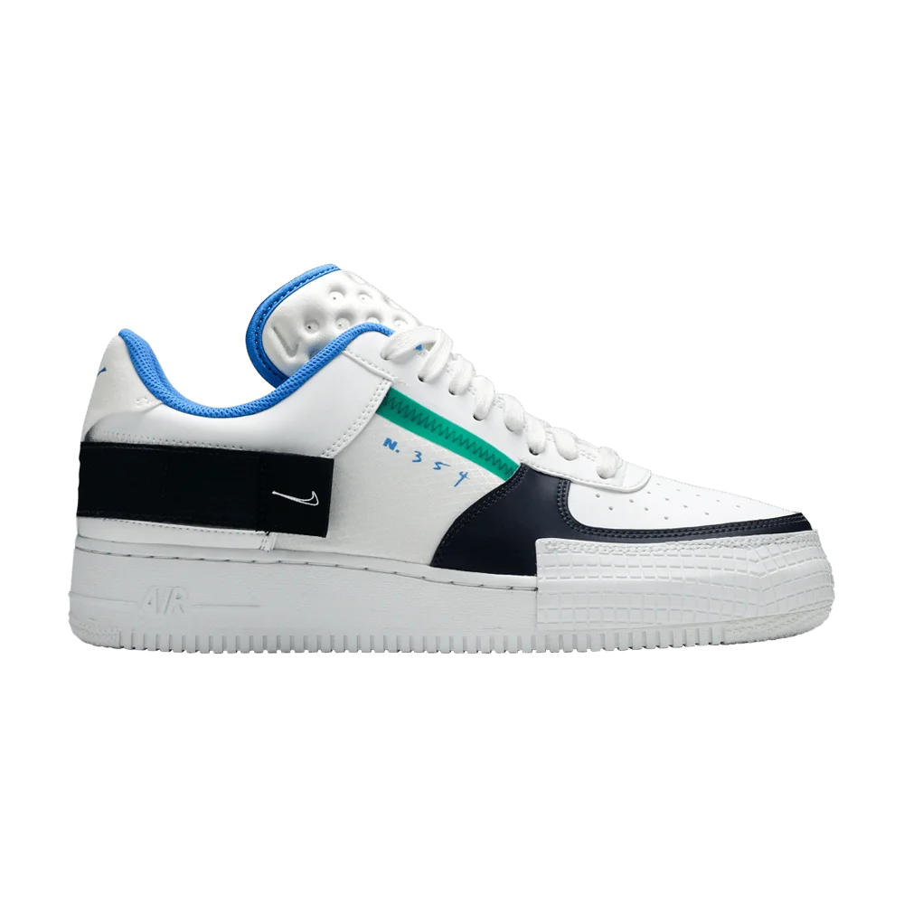 Krossovki-Nike-Air-Force-1-Type-Green-Blue