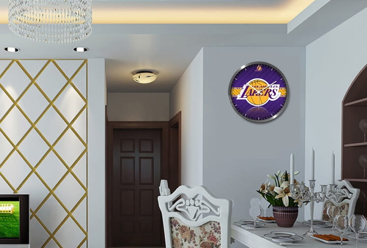 NBA-Lakers-Wall-Clock-3