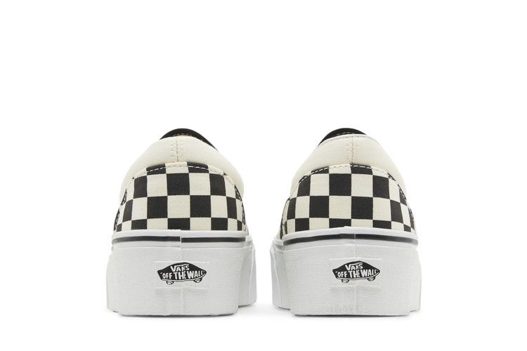 Vans Classic Slip-On Stackform 'Checkerboard - Black White'