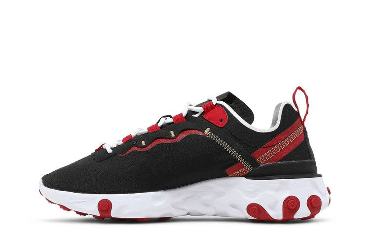 Кроссовки Nike Wmns React Element 55 'Black Gym Red'