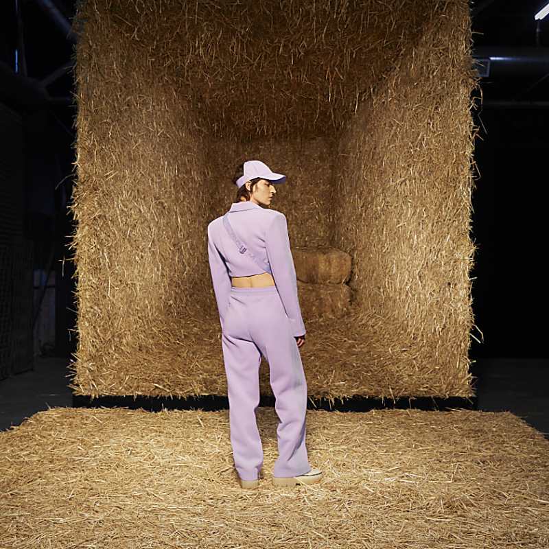 Спортивные штаны adidas Ivy Park 3-Stripes Suit Pants Purple Glow