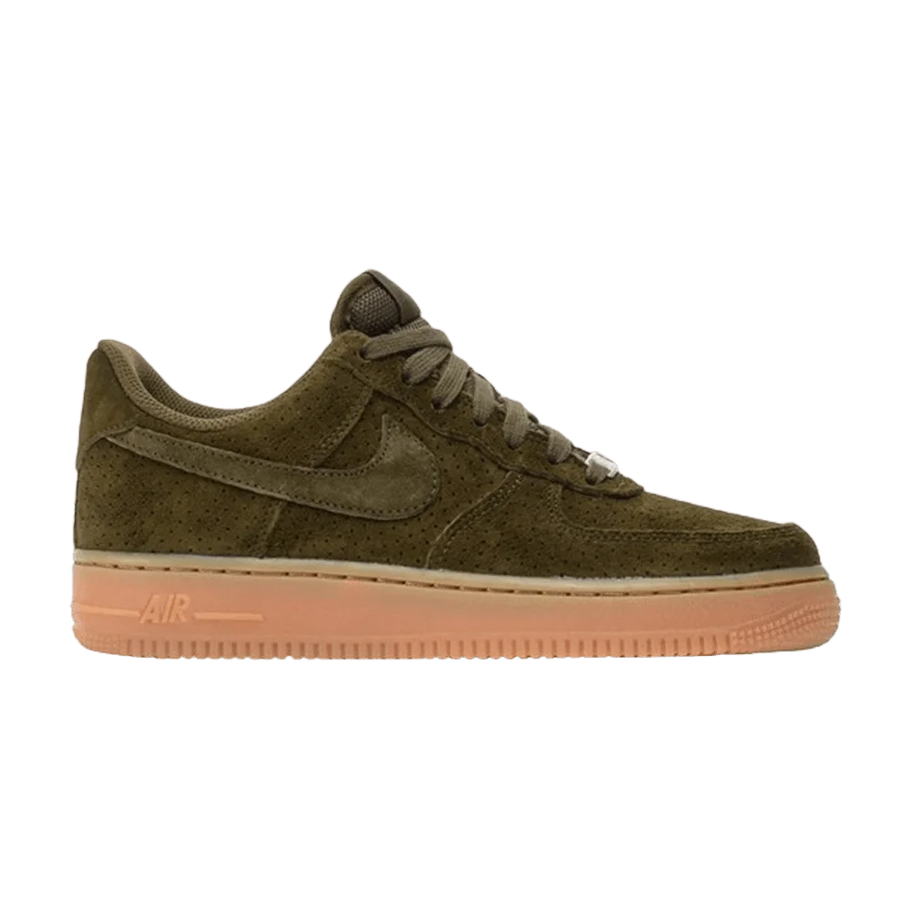 Krossovki-Nike-Wmns-Air-Force-1-Low-07-Suede-Dark-Loden