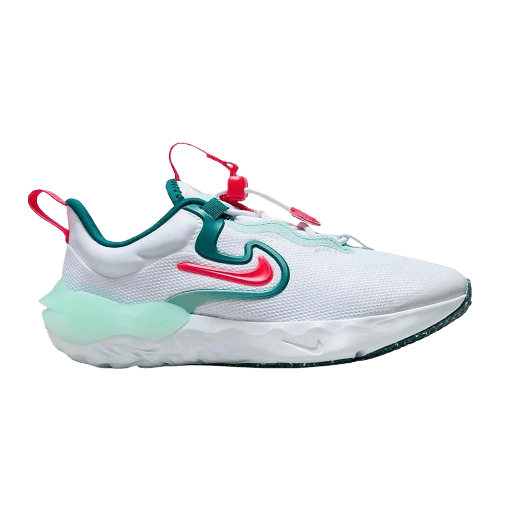 Krossovki-Nike-Run-Flow-PS-White-Cyan