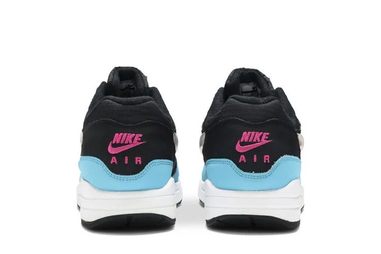 Кроссовки Nike Air Max 1 'Jewel Swoosh - Black Blue Furry'
