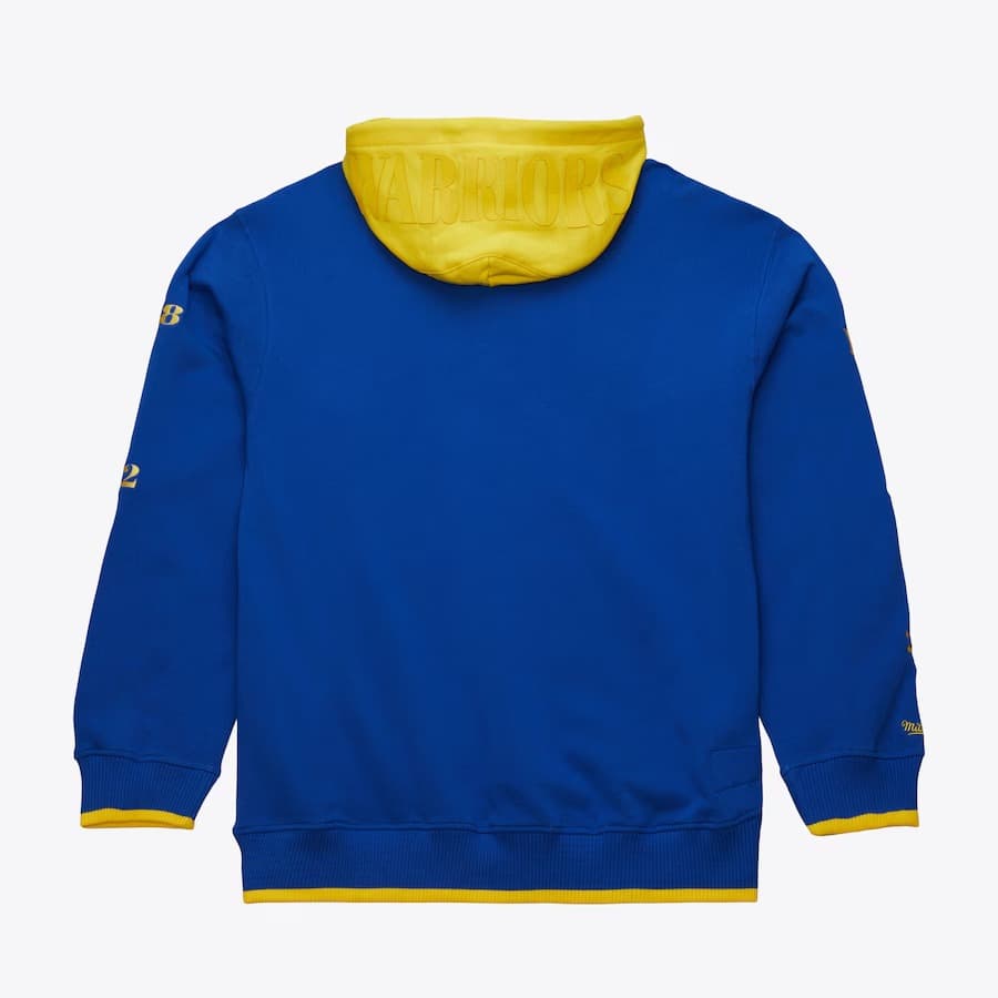 Худи Mitchell & Ness Royal Golden State Warriors Team OG 3.0 Vintage Fleece Pullover Hoodie