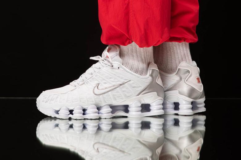 Кроссовки Nike Shox TL White Metallic Silver (W)