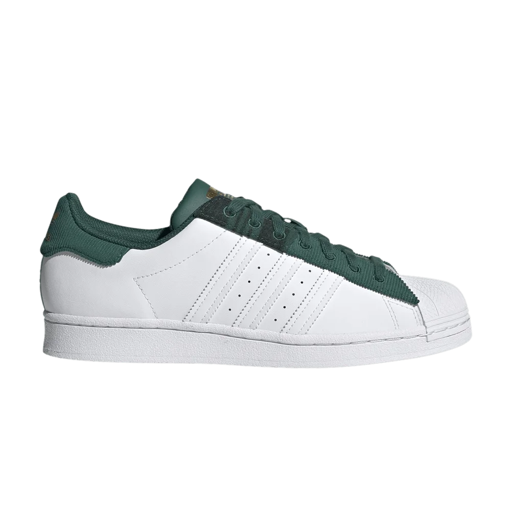 Кроссовки Adidas Superstar 'White Collegiate Green'