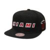 Mitchell-Ness-Short-Hook-Snapback-HWC-Miami-Heat-Hat-100x100