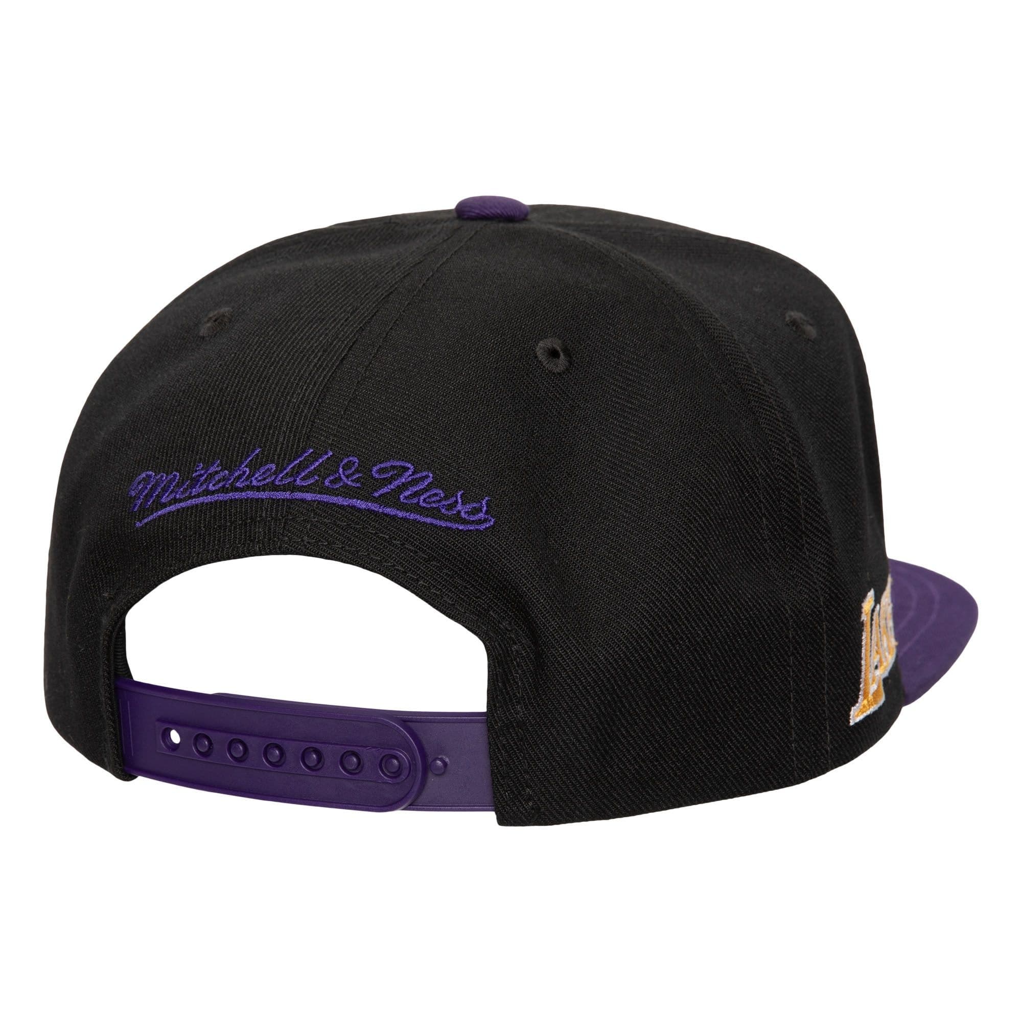 Бейсболка Mitchell & Ness Big Mouth Snapback Los Angeles Lakers Hat