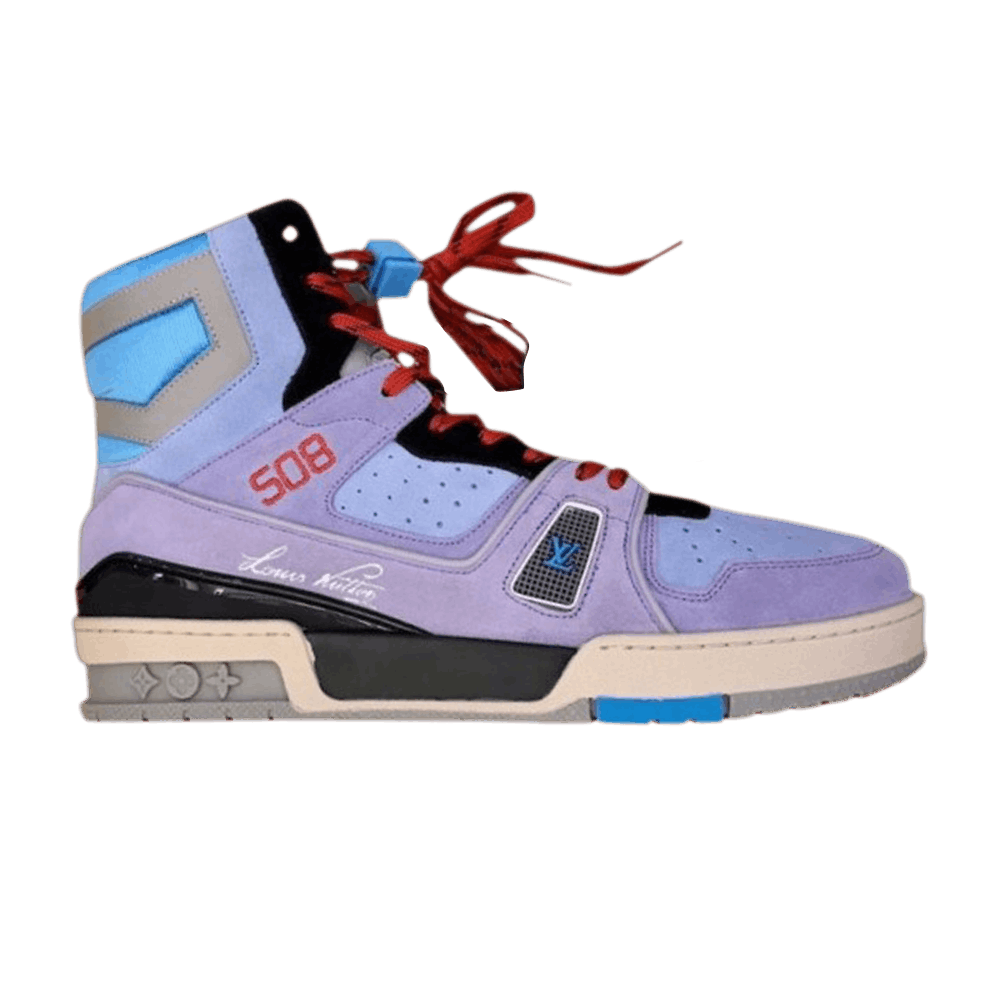 Кроссовки Louis Vuitton Trainer Sneaker Boot 'Purple'