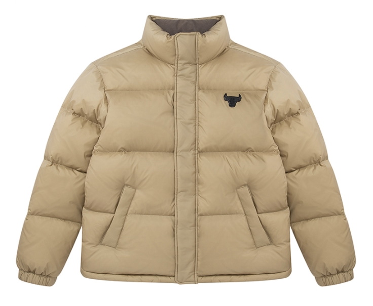 Пуховик 2020 Chicago Bulls Beige Down Jacket Unisex