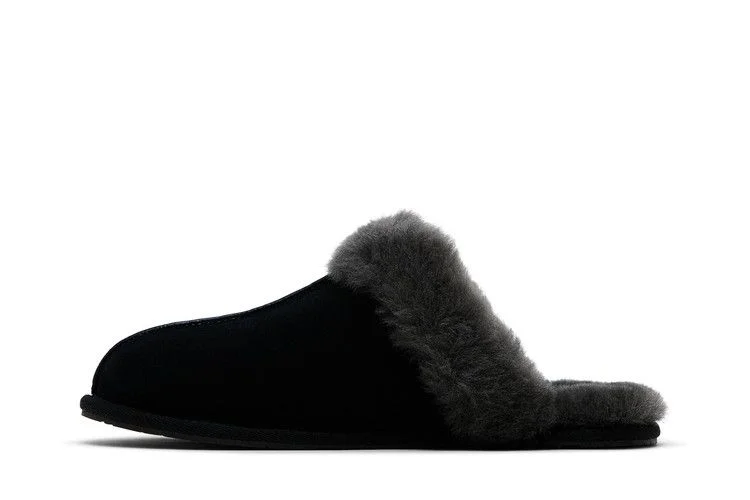 UGG Wmns Scuffette II 'Black Grey'