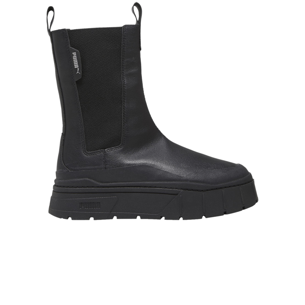 Puma Wmns Mayze Stack Chelsea Boot 'Triple Black'