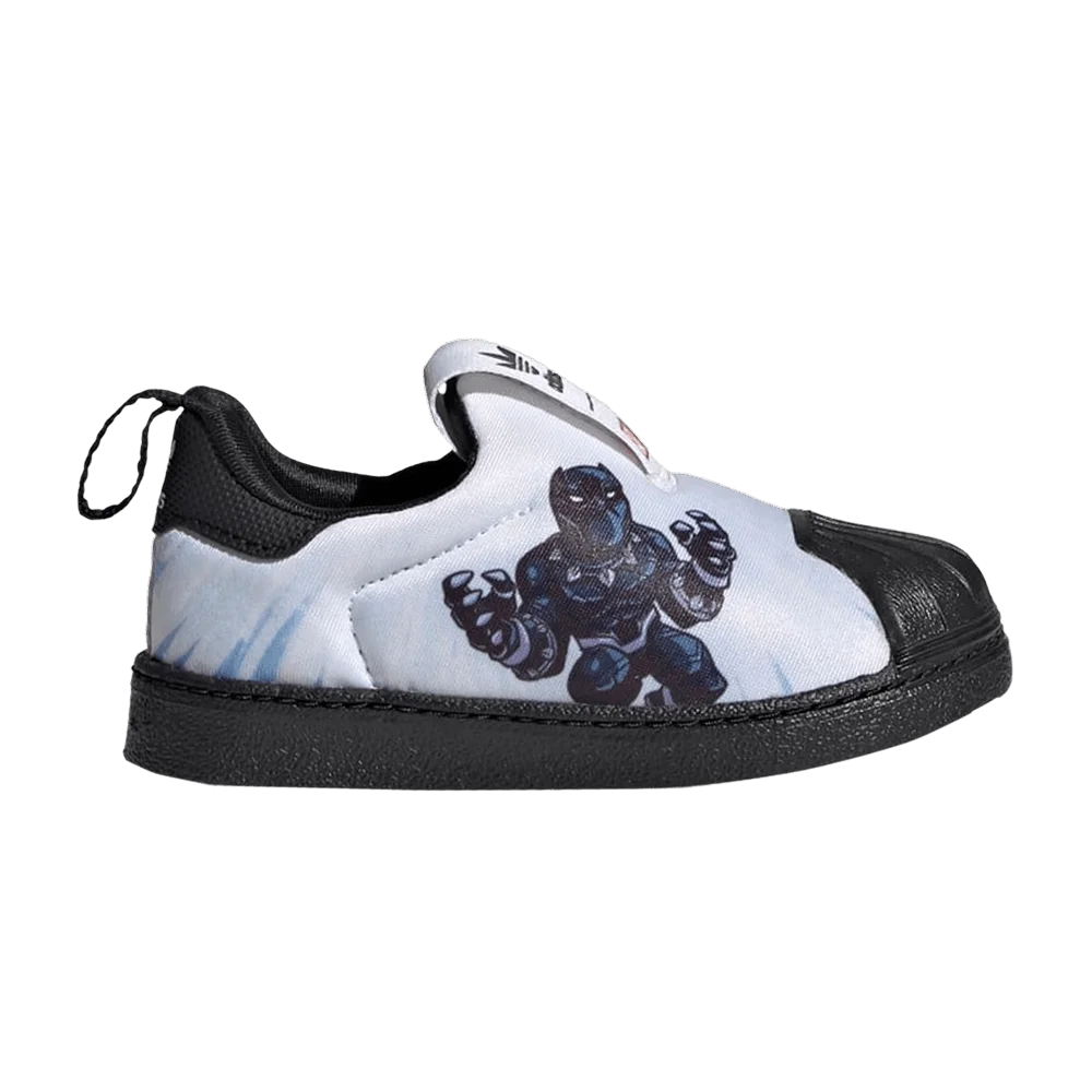 Кроссовки Marvel x adidas Superstar 360 Infant 'Black Panther'