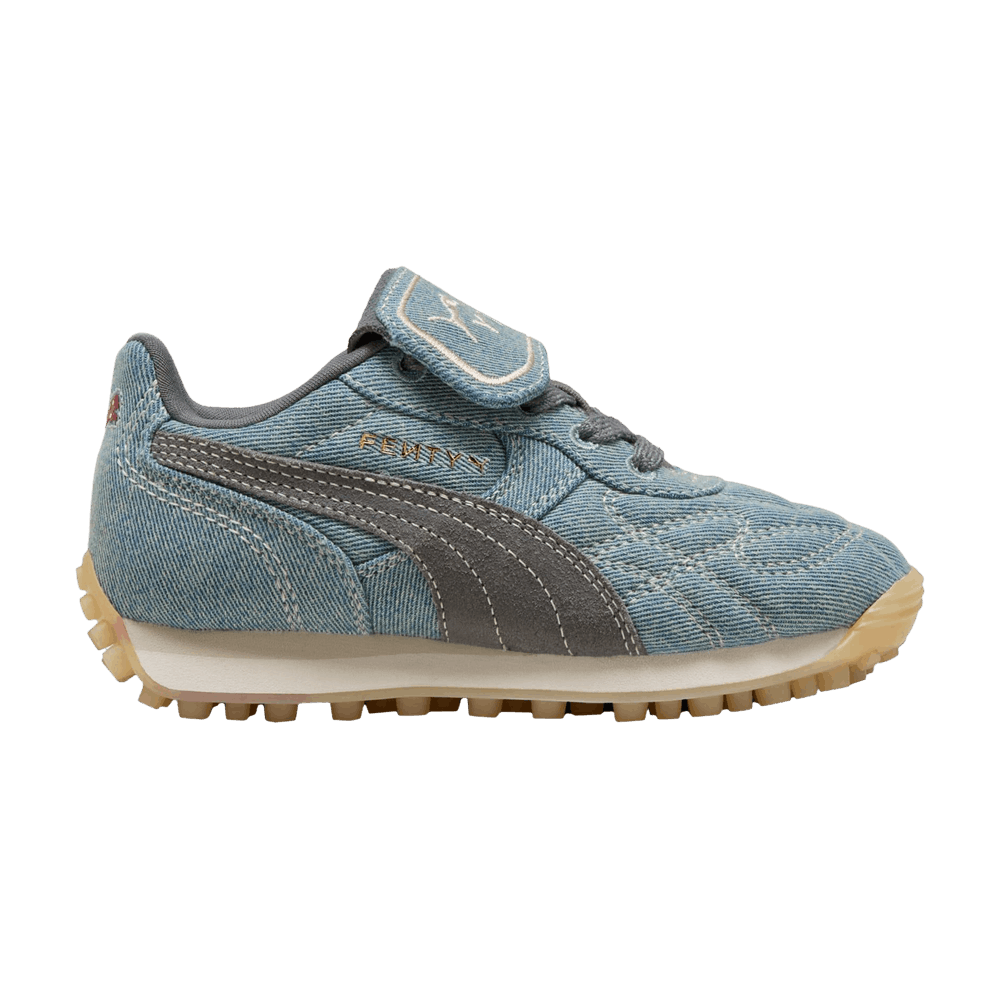 Кроссовки The Smurfs x Fenty x Puma Avanti LS Stitched Little Kid 'Slate Sky Denim'