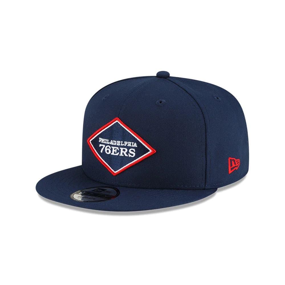 Бейсболка New Era Philadelphia 76ers 9FIFTY Alternate 2024 City Edition NBA Snapback Hat