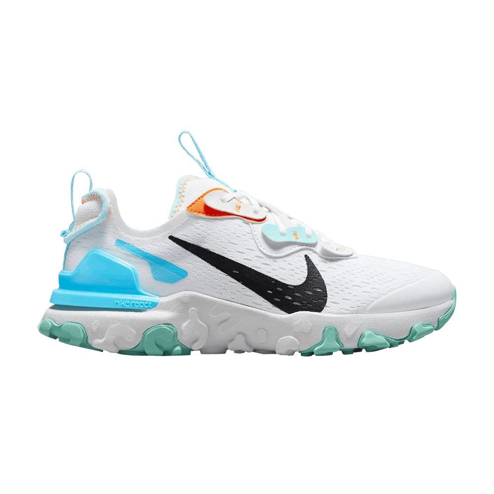 Кроссовки Nike React Vision GS 'White Total Orange'