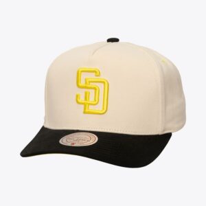 Mitchell-Ness-Cream-San-Diego-Padres-Overspray-Pro-Crown-Snapback-Hat-300x300