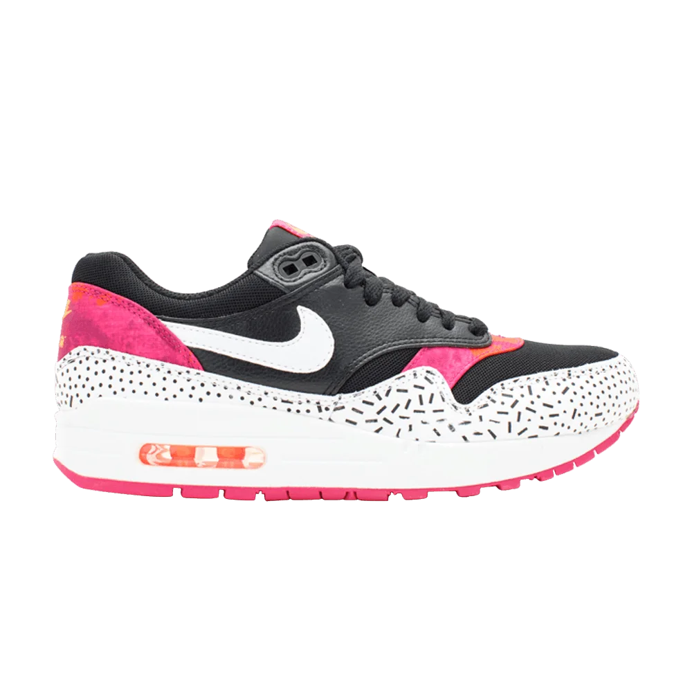 Krossovki-Nike-Wmns-Air-Max-1-Print-Black-Fireberry