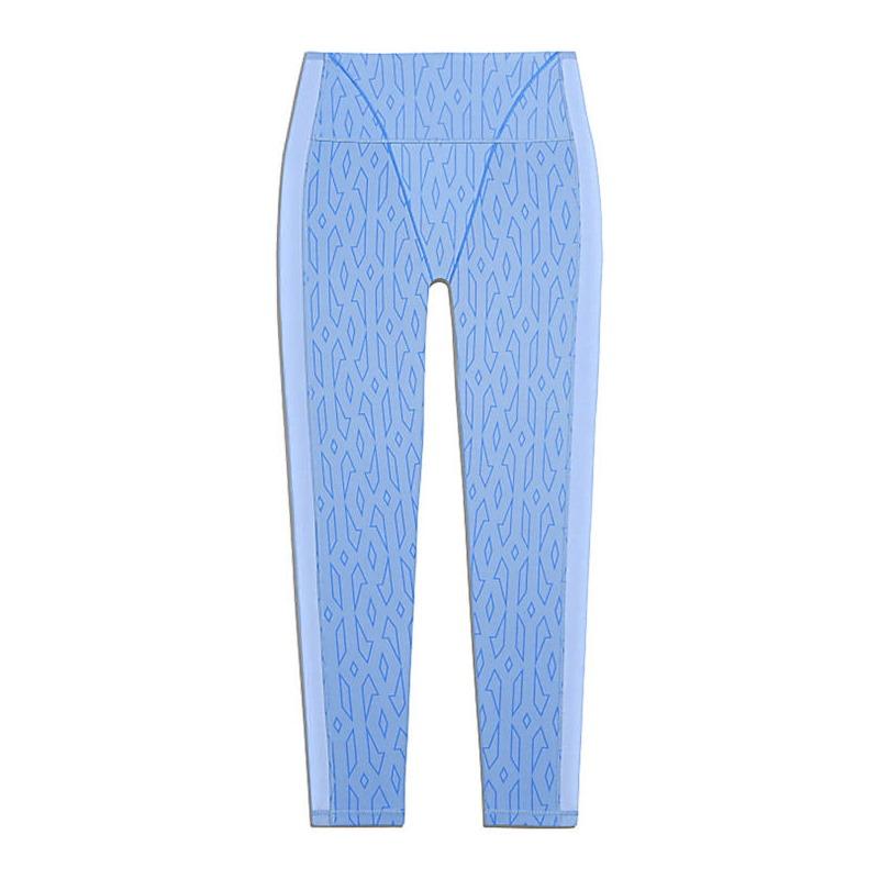 Тайтсы adidas Ivy Park Mesh Monogram Tights (Plus Size) Light Blue/Bright Blue