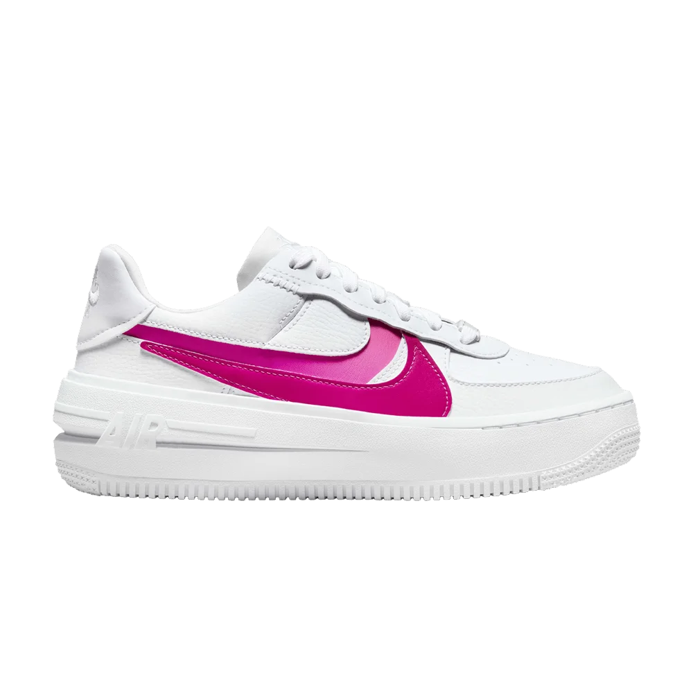 Кроссовки Nike Wmns Air Force 1 PLT.AF.ORM 'White Fireberry'