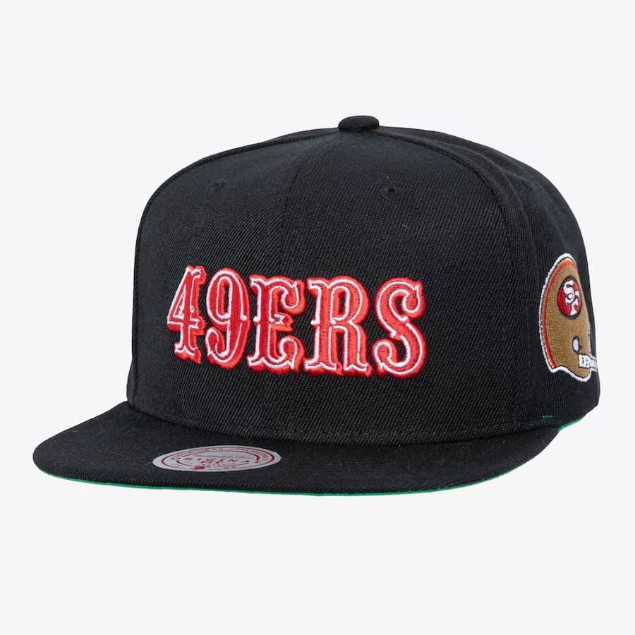 Бейсболка Mitchell & Ness San Francisco 49ers Triple Play Snapback Hat