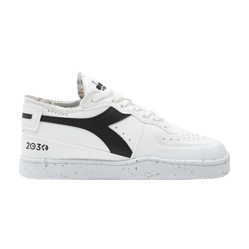 Кроссовки Diadora Mi Basket Row Cut 2030 'White Black'